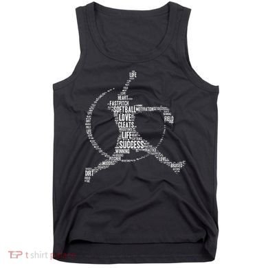 Softball Pitcher Fastpitch Softball Mom Tank Top