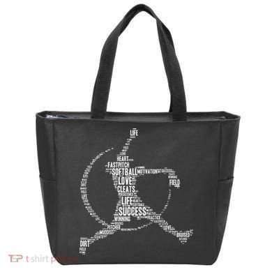 Softball Pitcher Fastpitch Softball Mom Tote Bag