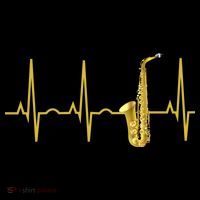 Saxophone Player Funny Gift Sax Heartbeat Hooded Cute Gift Gift Coffee Mug thumb 5