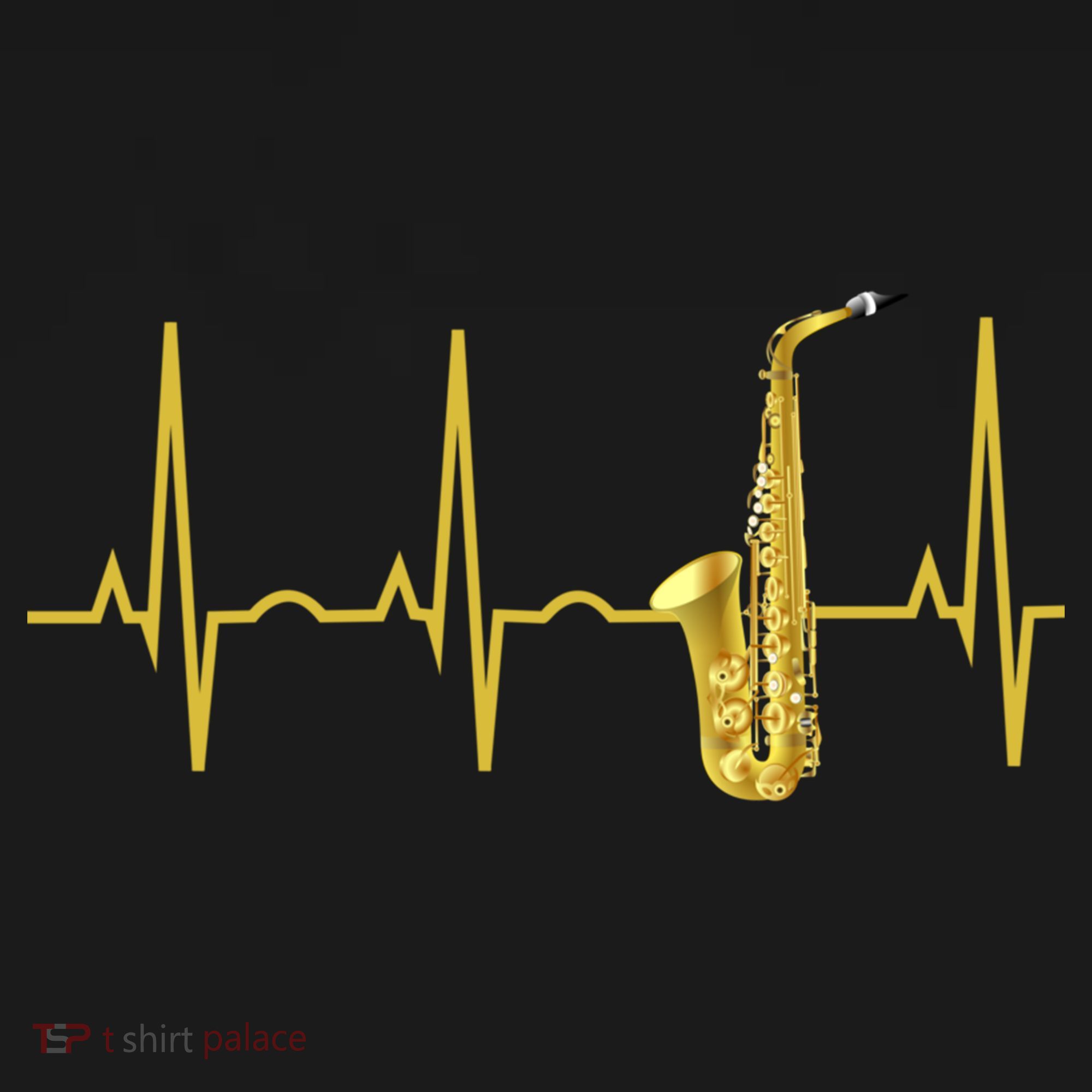 Saxophone Player Funny Gift Sax Heartbeat Hooded Cute Gift Gift Women's Hoodie