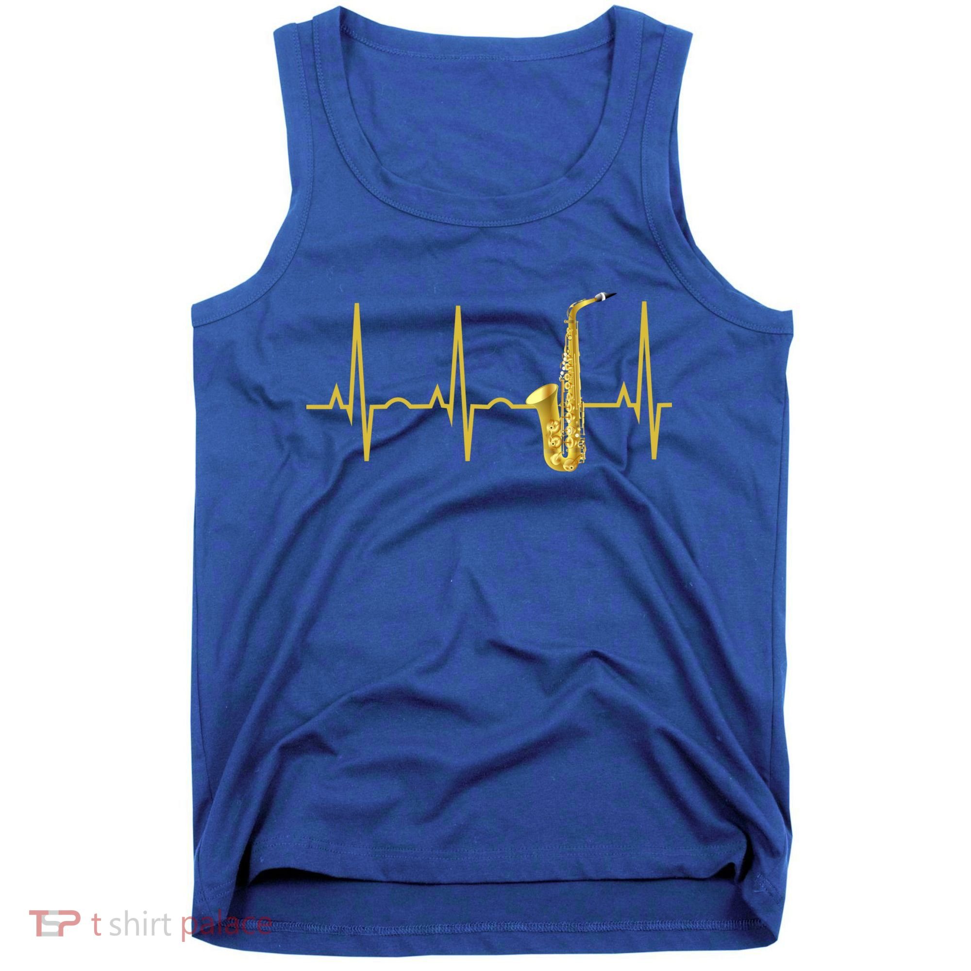 Saxophone Player Funny Gift Sax Heartbeat Hooded Cute Gift Gift Tank Top