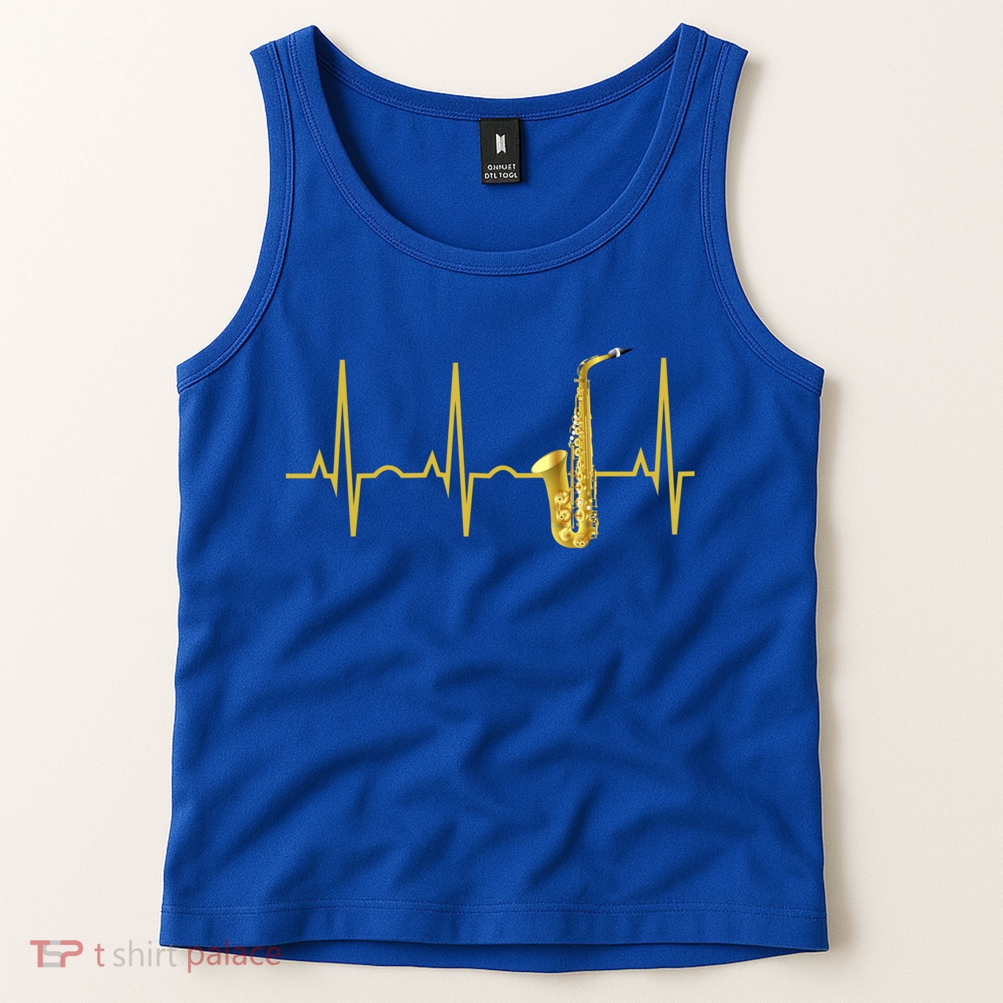 Saxophone Player Funny Gift Sax Heartbeat Hooded Cute Gift Gift Tank Top