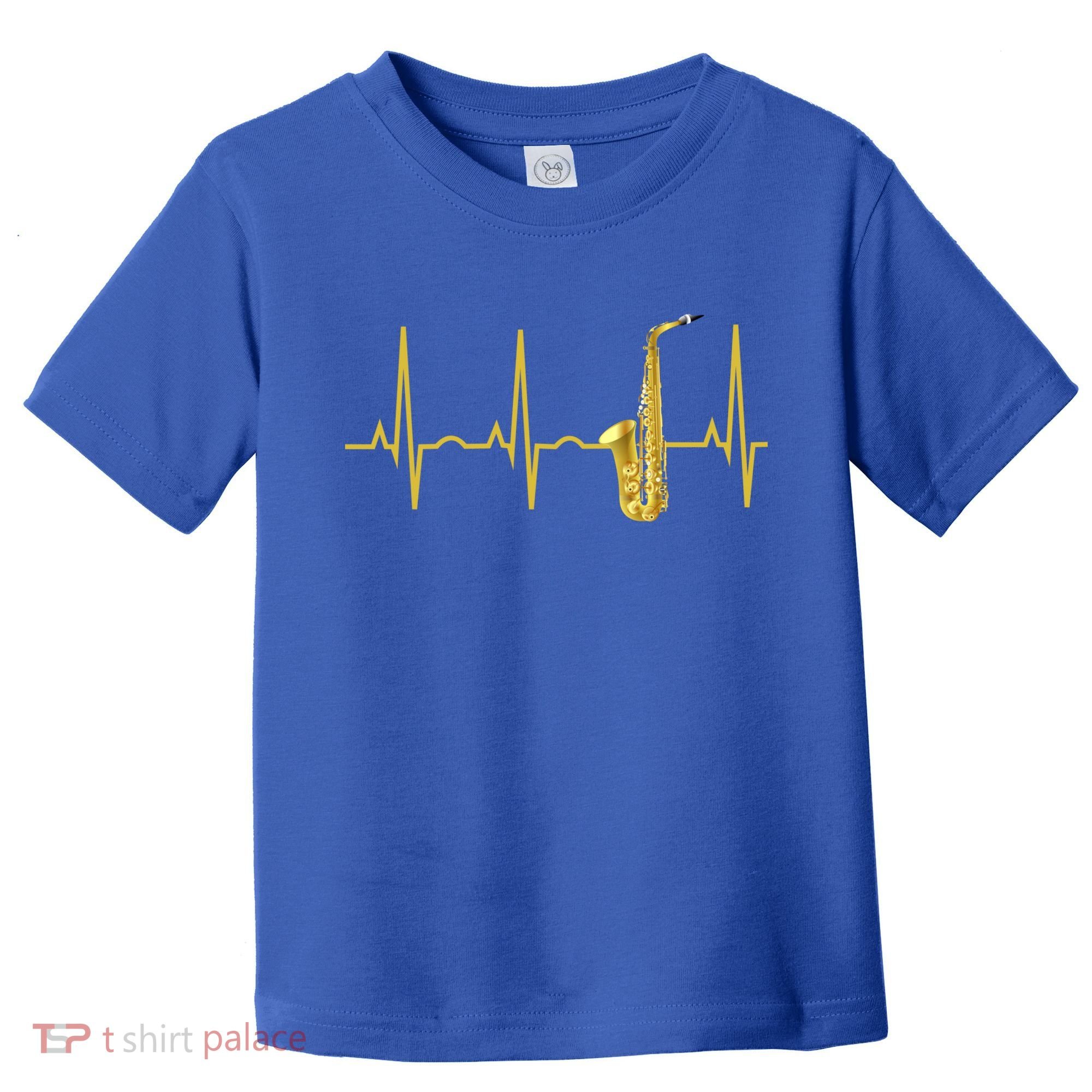 Saxophone Player Funny Gift Sax Heartbeat Hooded Cute Gift Gift Toddler T-Shirt