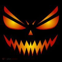 Spooky Pumpkin Face Halloween Women's Hoodie thumb 2