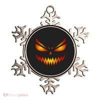 Spooky Pumpkin Face Halloween Ornament thumb 0