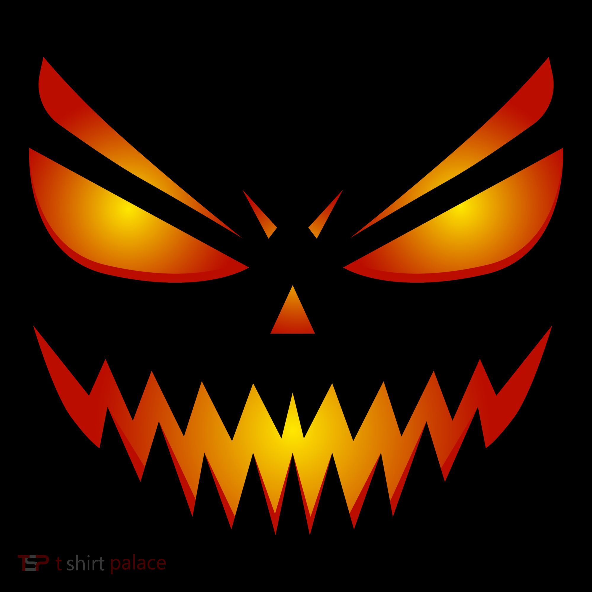 Spooky Pumpkin Face Halloween Kids Hoodie