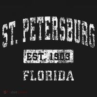 St. Petersburg Florida Fl Vintage Established Bucket Hat thumb 4