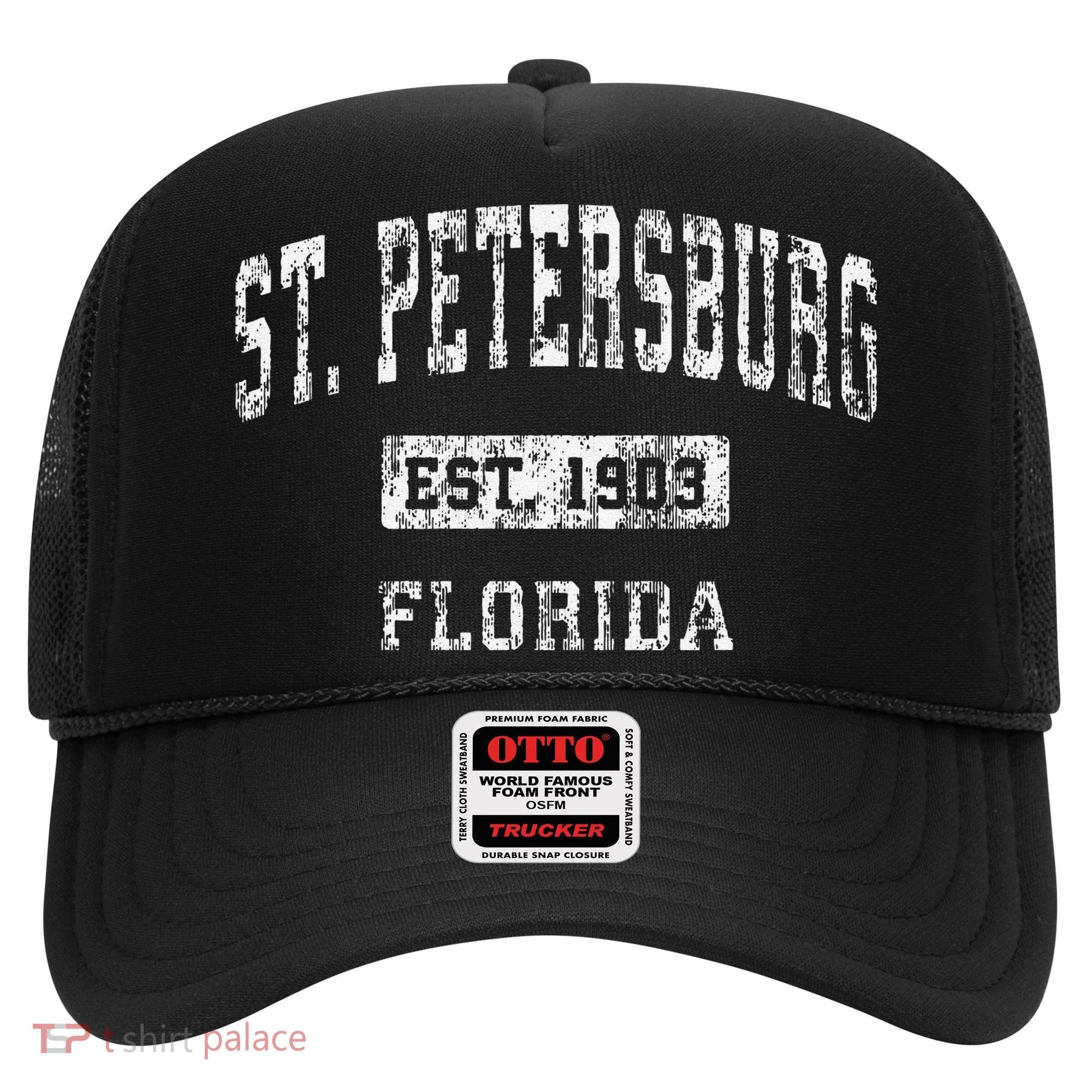 St. Petersburg Florida Fl Vintage Established Hat