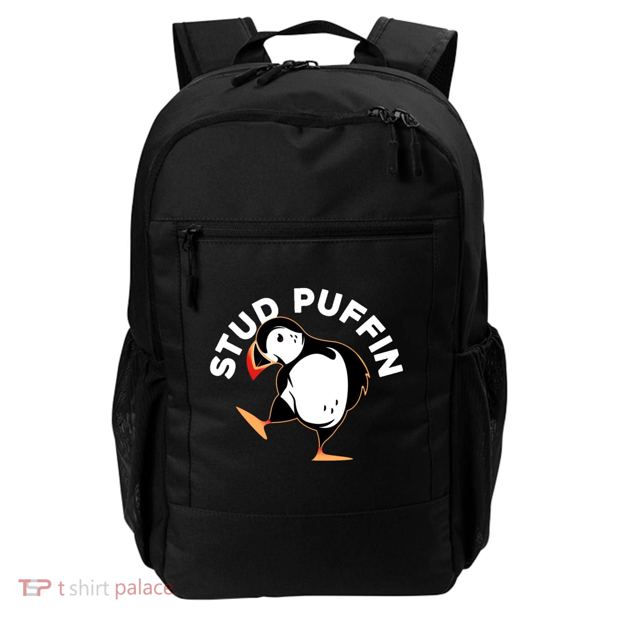 Stud Puffin Funny Seabird Animal Lover Stud Muffin Cool Gift Backpack