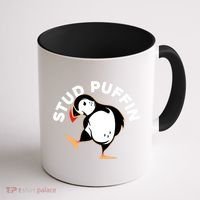 Stud Puffin Funny Seabird Animal Lover Stud Muffin Cool Gift Coffee Mug thumb 1