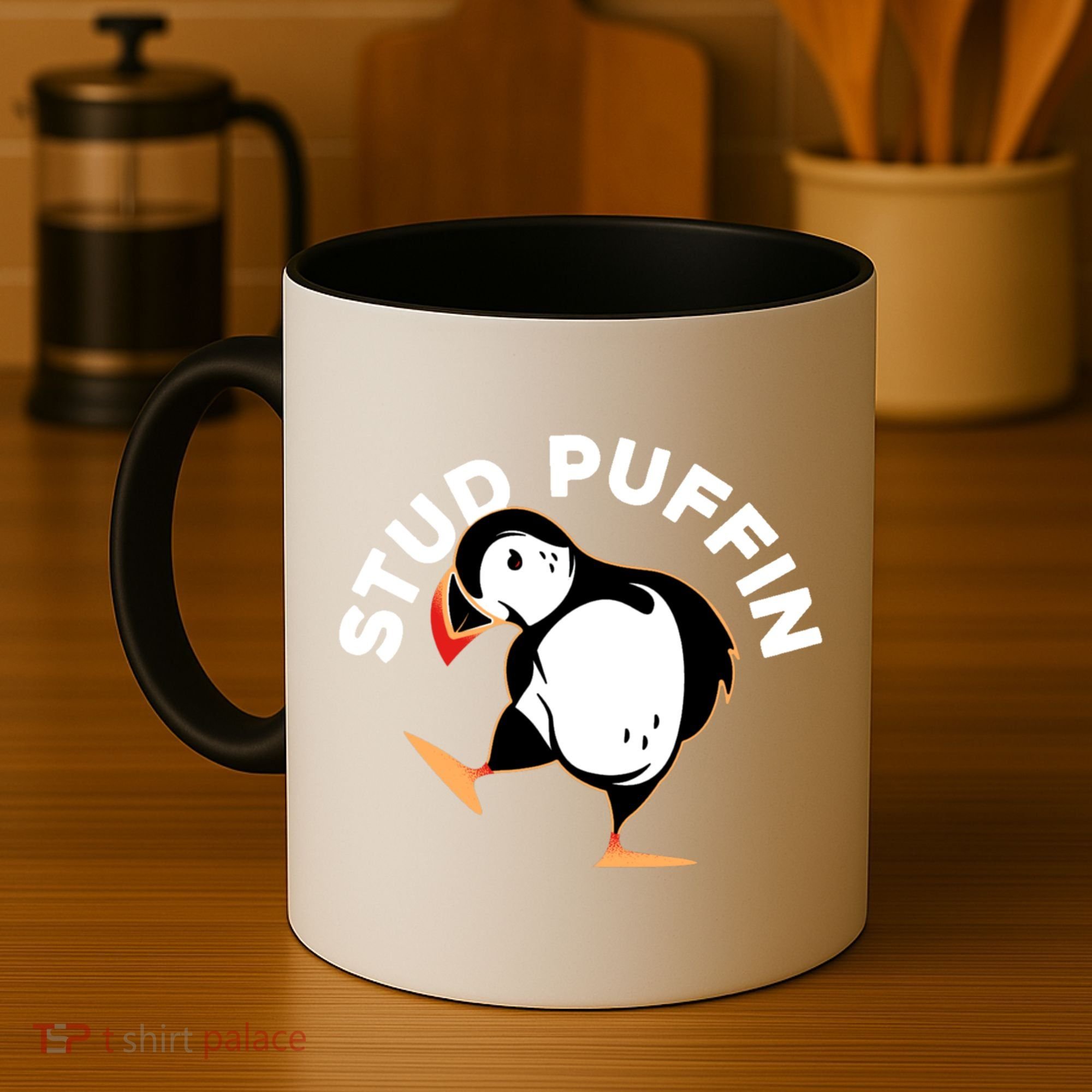 Stud Puffin Funny Seabird Animal Lover Stud Muffin Cool Gift Coffee Mug