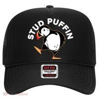 Stud Puffin Funny Seabird Animal Lover Stud Muffin Cool Gift Hat thumb 0