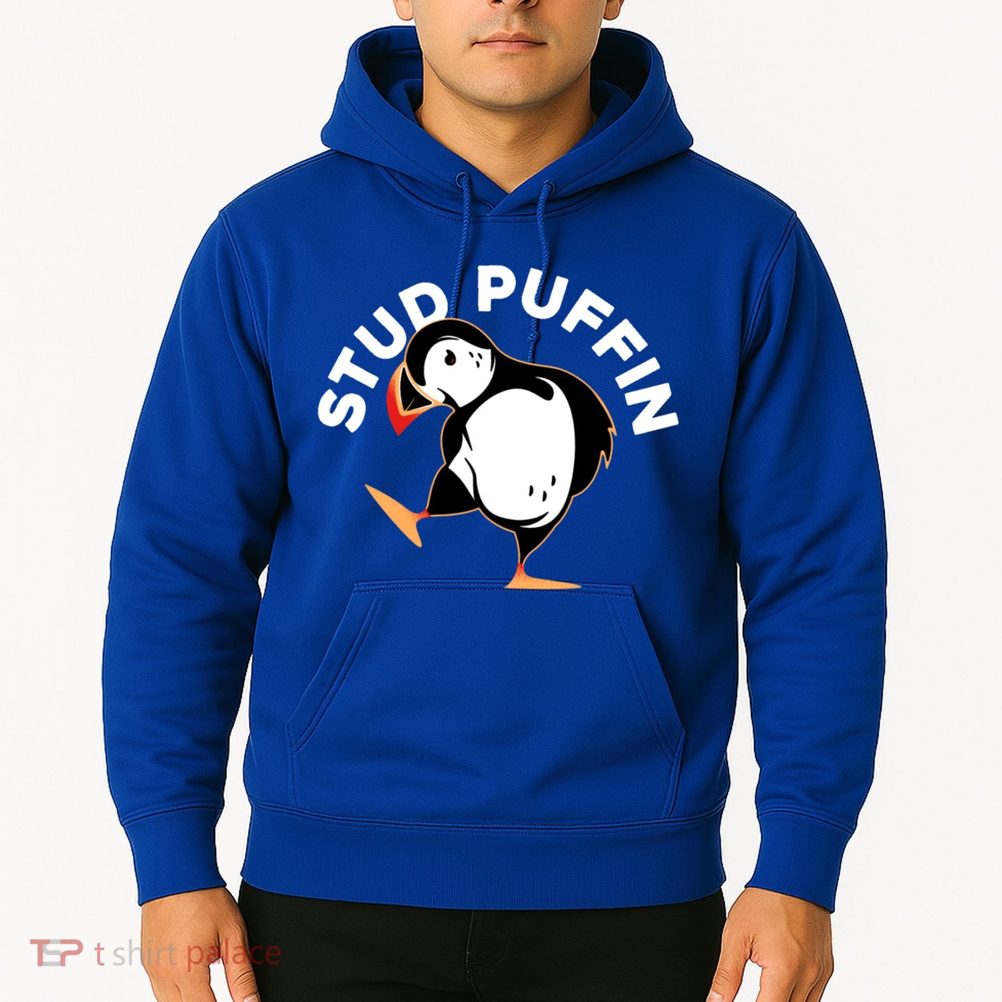 Stud Puffin Funny Seabird Animal Lover Stud Muffin Cool Gift Hoodie