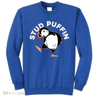 Stud Puffin Funny Seabird Animal Lover Stud Muffin Cool Gift Sweatshirt