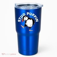 Stud Puffin Funny Seabird Animal Lover Stud Muffin Cool Gift Tumbler thumb 0