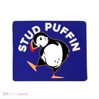 Stud Puffin Funny Seabird Animal Lover Stud Muffin Cool Gift Mousepad thumb 0