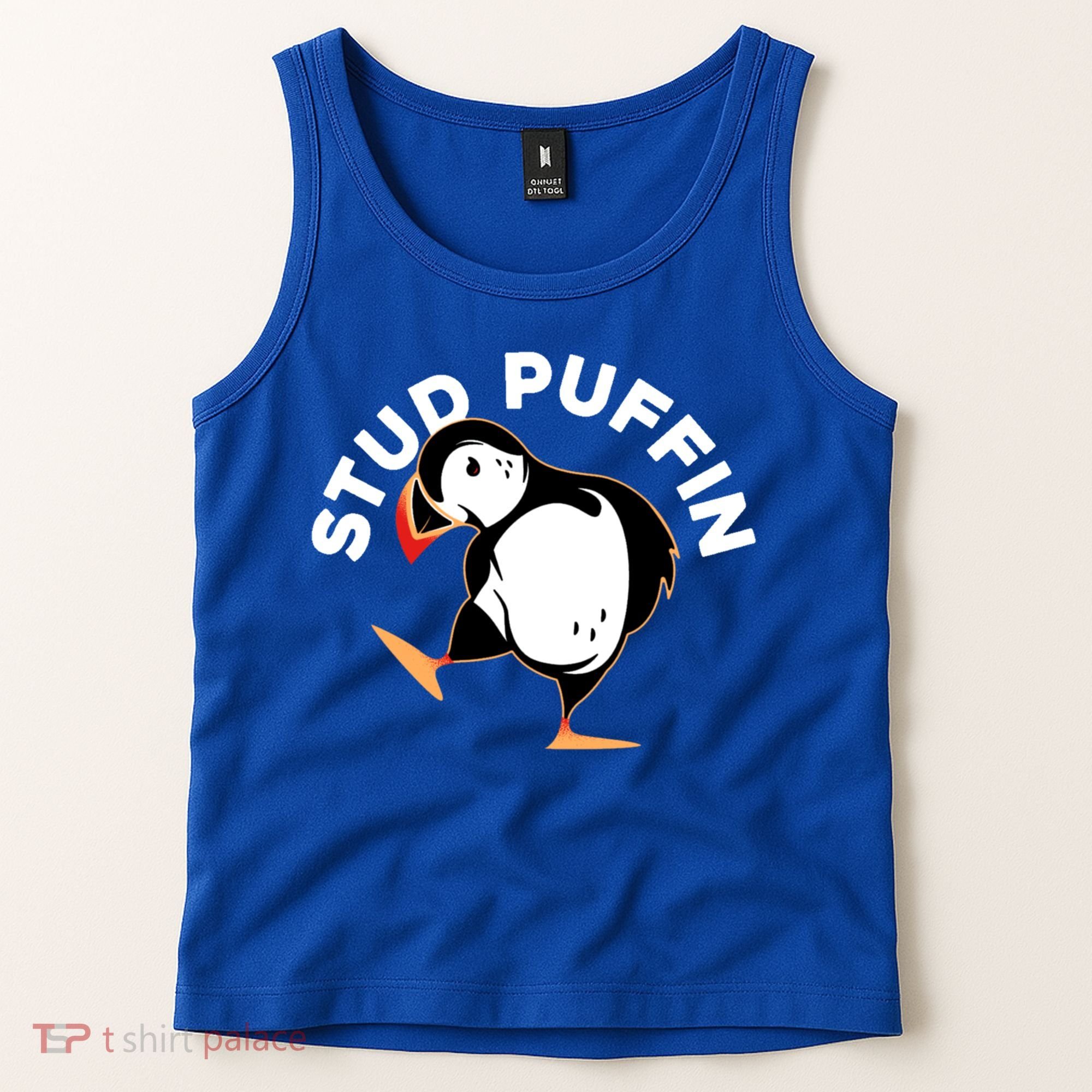 Stud Puffin Funny Seabird Animal Lover Stud Muffin Cool Gift Tank Top