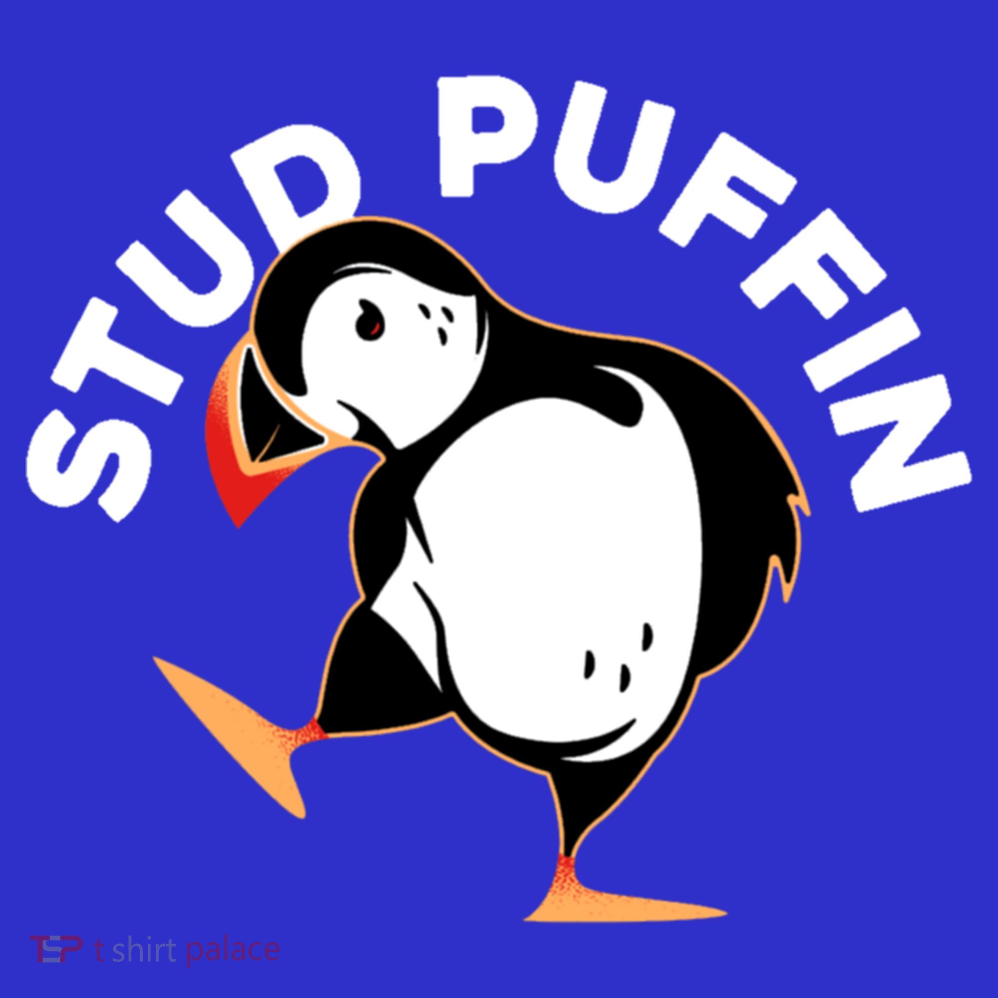 Stud Puffin Funny Seabird Animal Lover Stud Muffin Cool Gift Women's T-Shirt