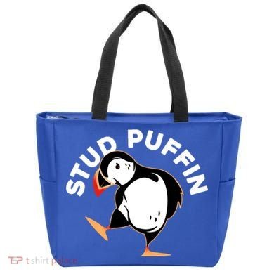 Stud Puffin Funny Seabird Animal Lover Stud Muffin Cool Gift Tote Bag