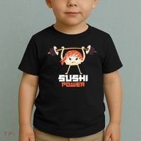 Sushi Power Funny Gym Vegetarian Muscle Powerlifting Toddler T-Shirt thumb 2
