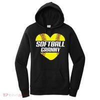 Softball Player Family Funny Gift Softball Granny Heart Gift Women's Hoodie thumb 0