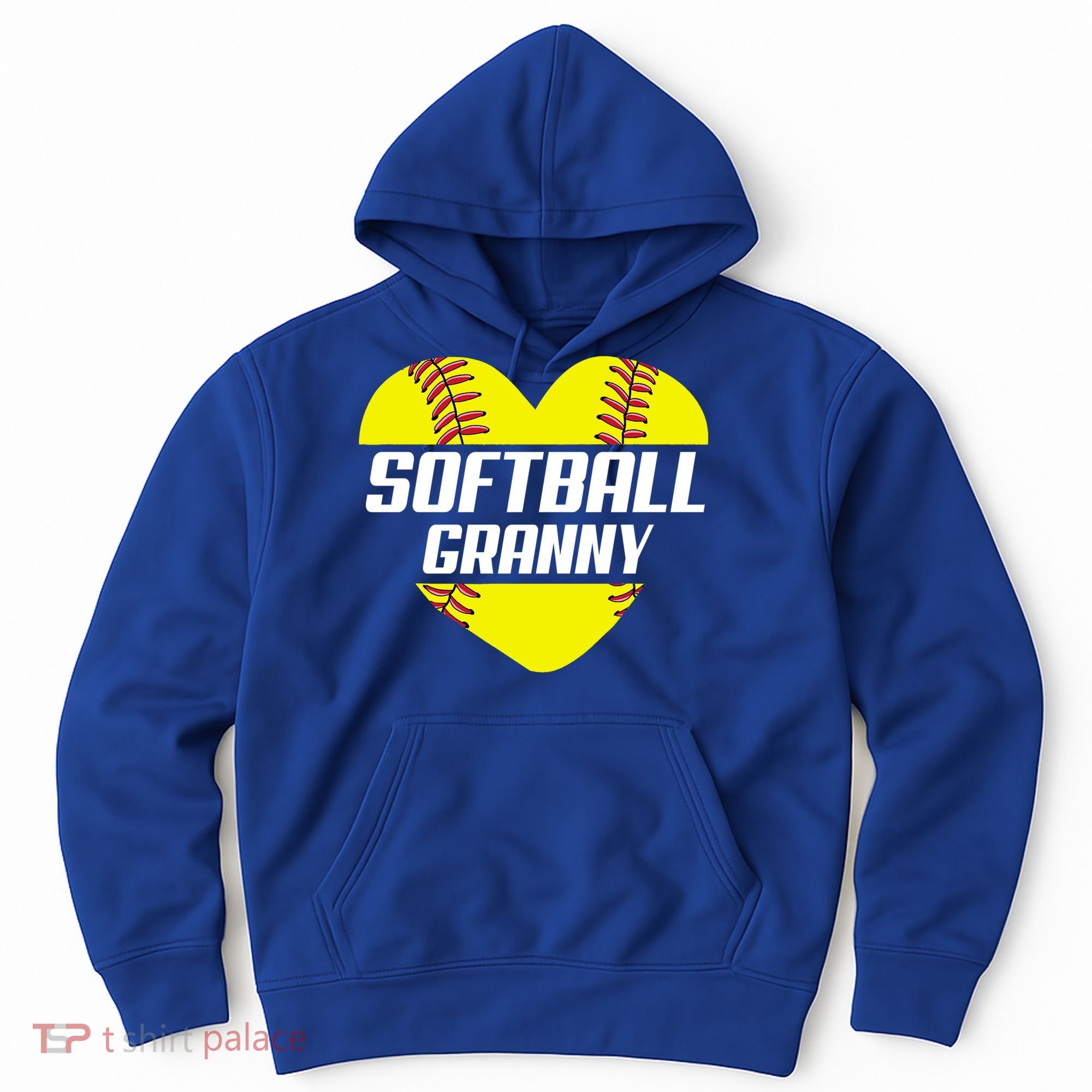Softball Player Family Funny Gift Softball Granny Heart Gift Hoodie