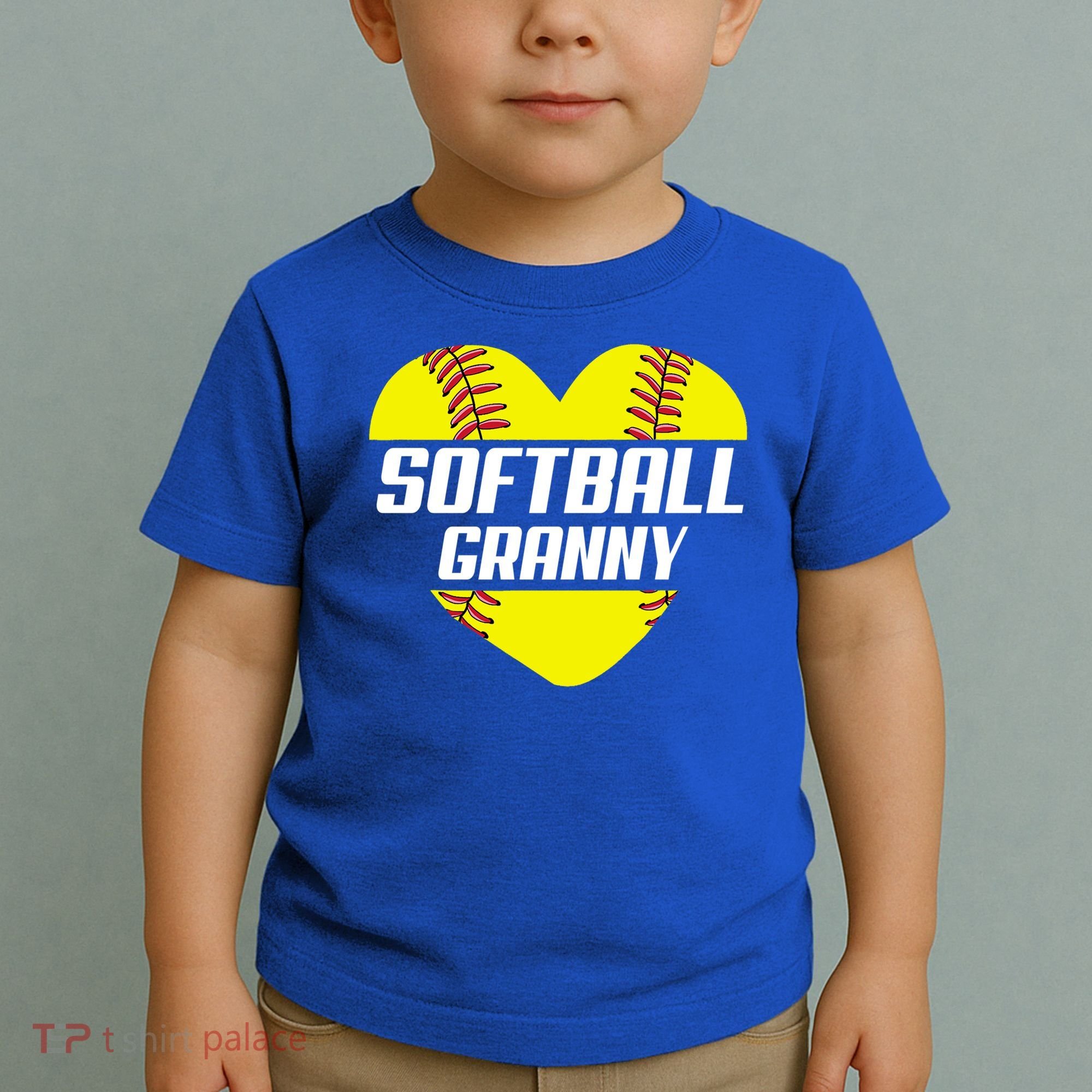 Softball Player Family Funny Gift Softball Granny Heart Gift Toddler T-Shirt