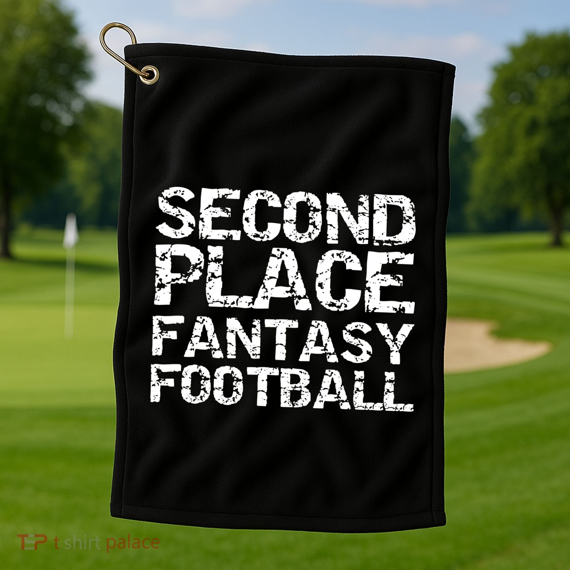 Second Place Fantasy Football Golf Towel