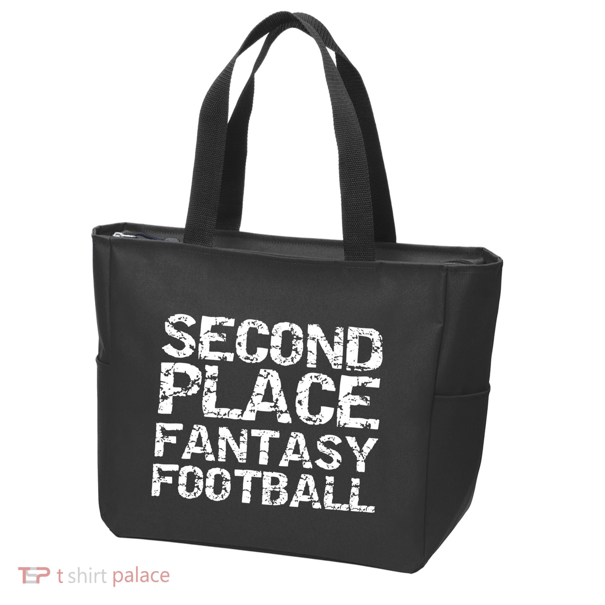 Second Place Fantasy Football Tote Bag