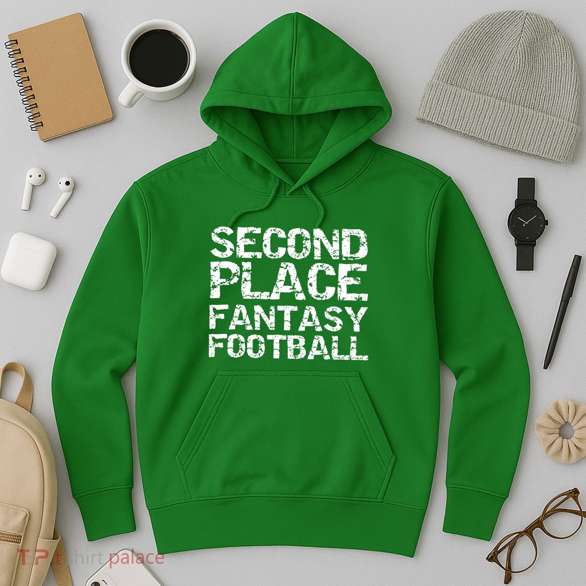 Second Place Fantasy Football Hoodie