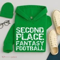 Second Place Fantasy Football Hoodie thumb 4