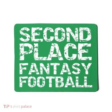 Second Place Fantasy Football Mousepad