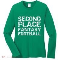 Second Place Fantasy Football Women's Long Sleeve Shirt thumb 0