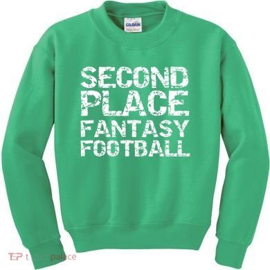 Second Place Fantasy Football Kids Sweatshirt