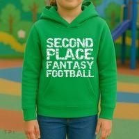 Second Place Fantasy Football Kids Hoodie thumb 3