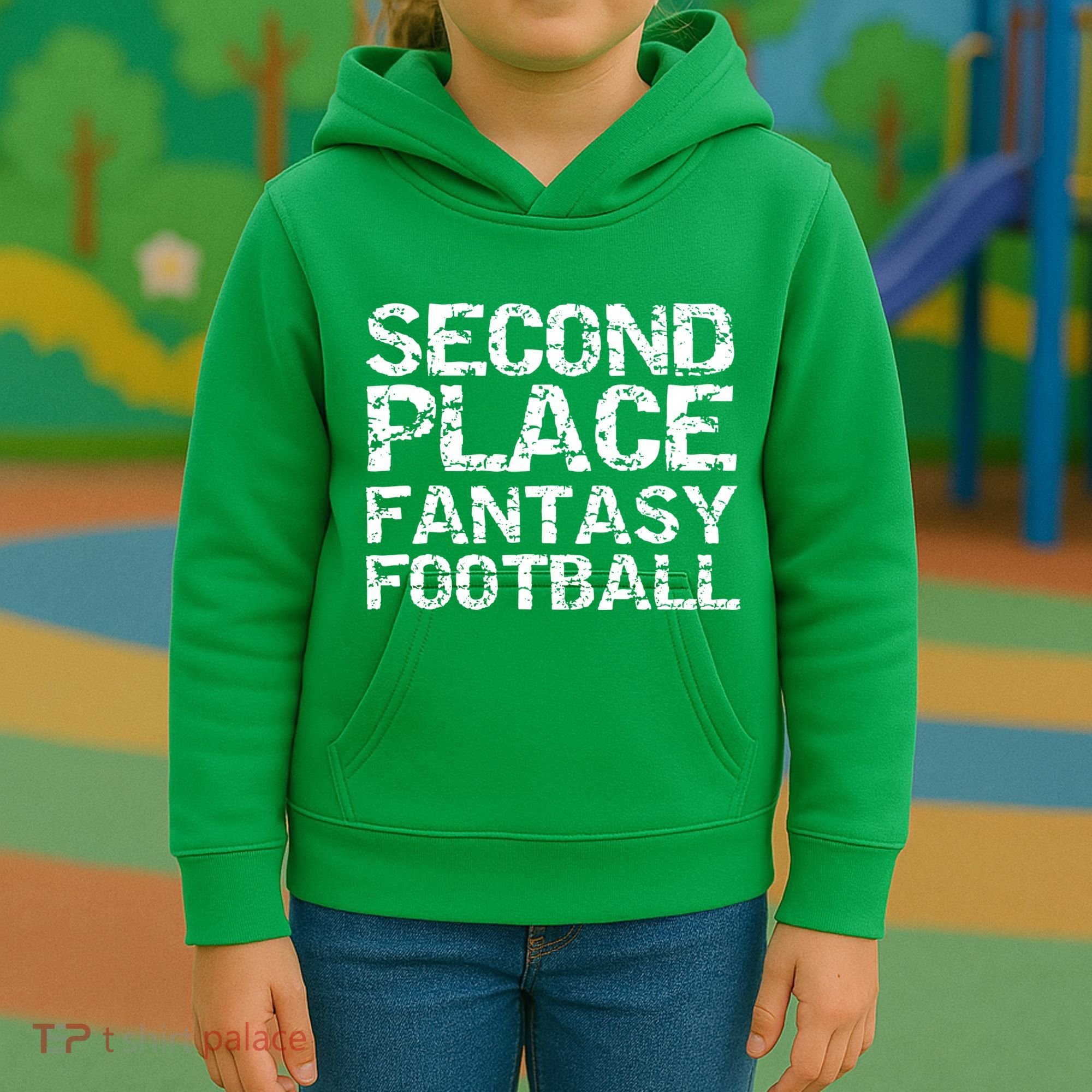 Second Place Fantasy Football Kids Hoodie
