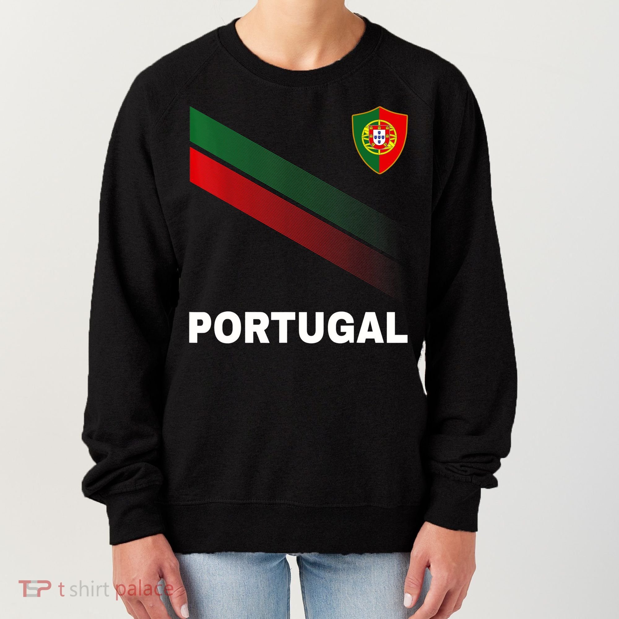 Soccer Portugal Flag For Soccer Lover Women's Sweatshirt