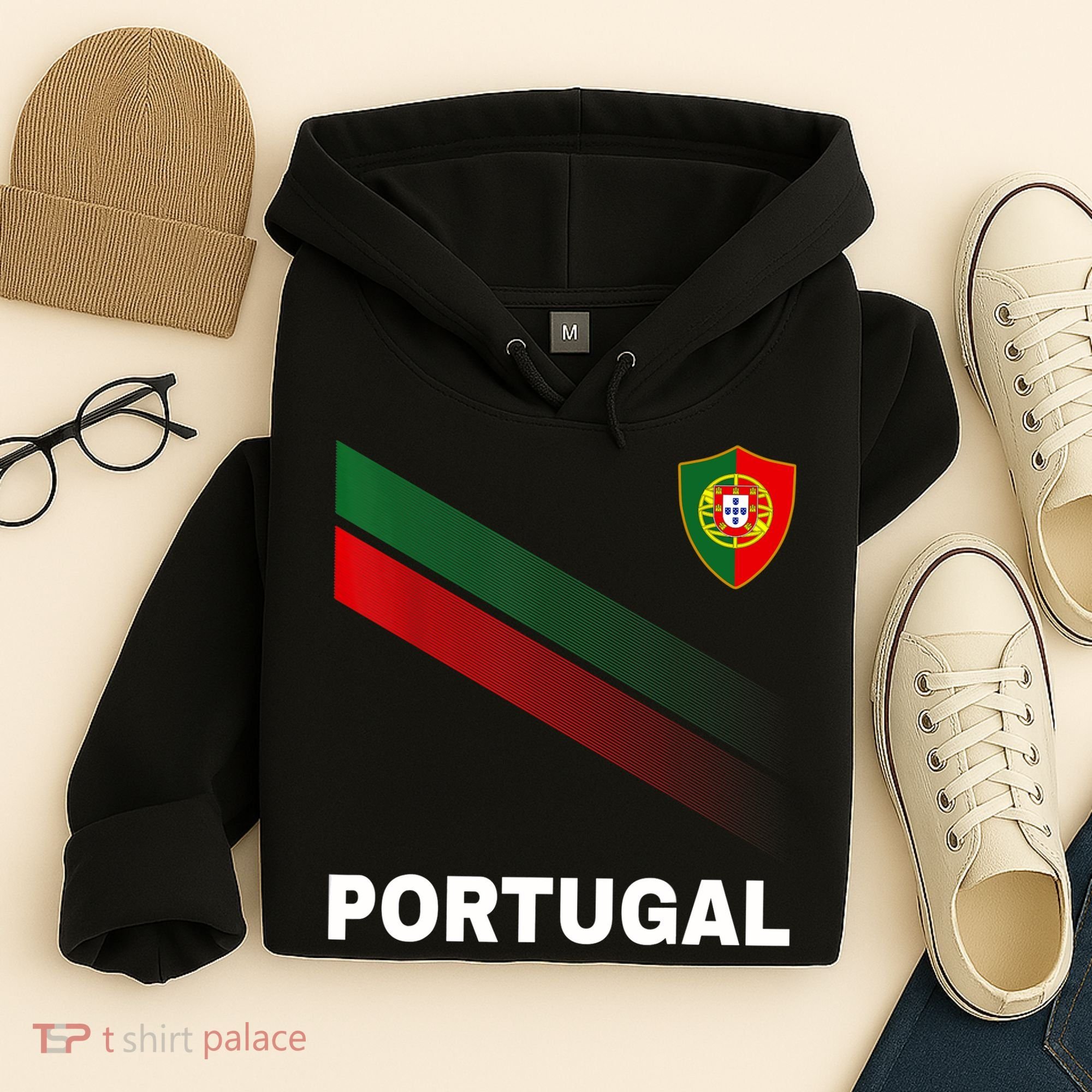 Soccer Portugal Flag For Soccer Lover Hoodie