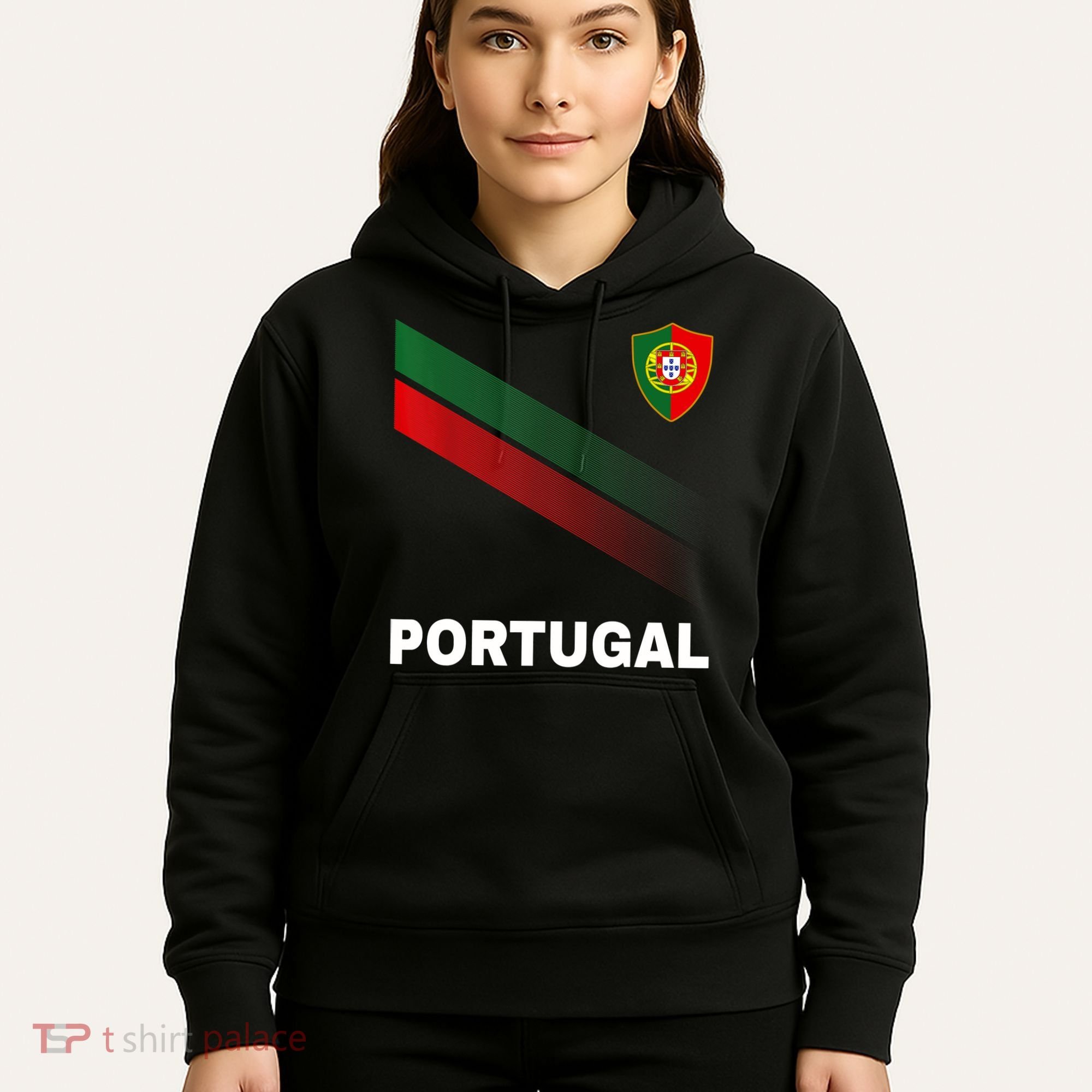 Soccer Portugal Flag For Soccer Lover Hoodie