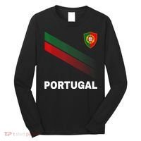 Soccer Portugal Flag For Soccer Lover Long Sleeve Shirt thumb 0