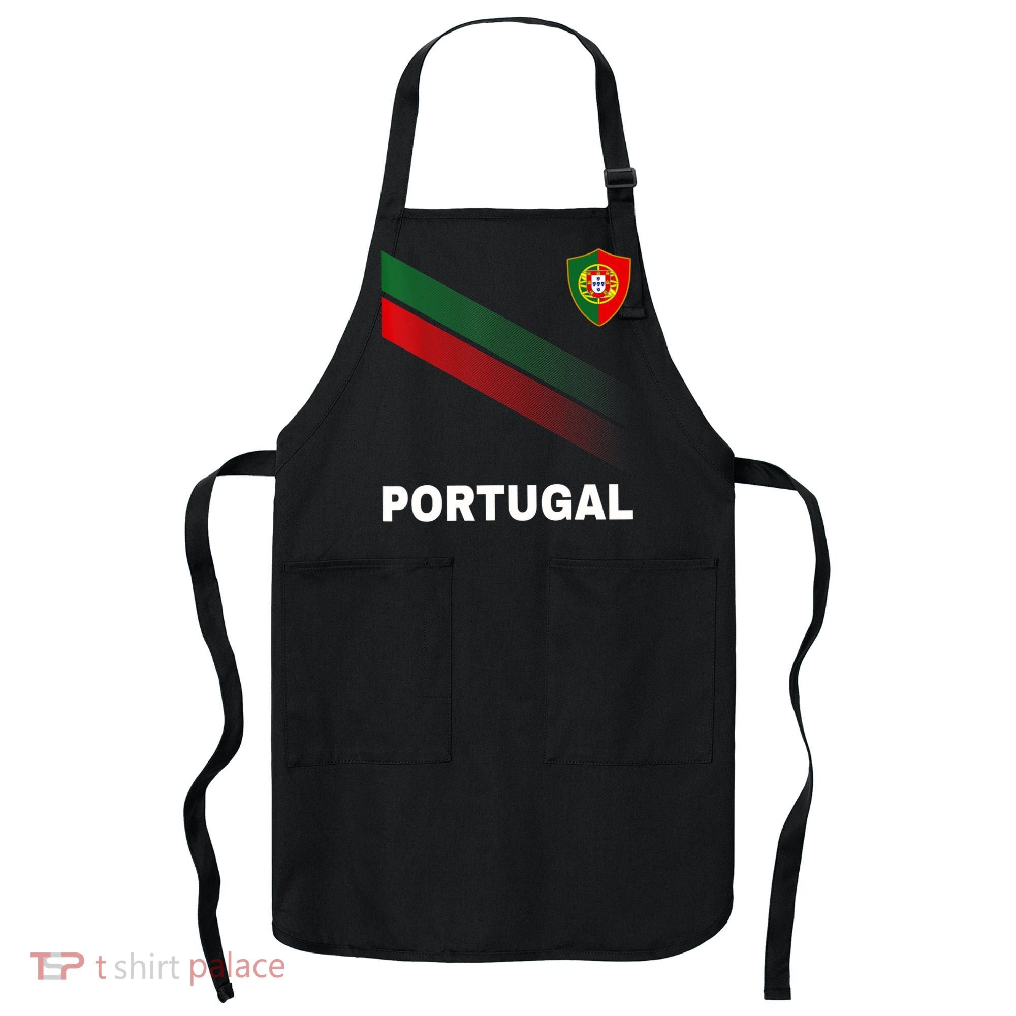 Soccer Portugal Flag For Soccer Lover Apron