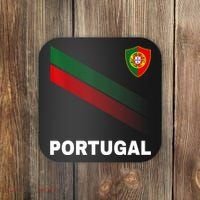 Soccer Portugal Flag For Soccer Lover Coaster thumb 0
