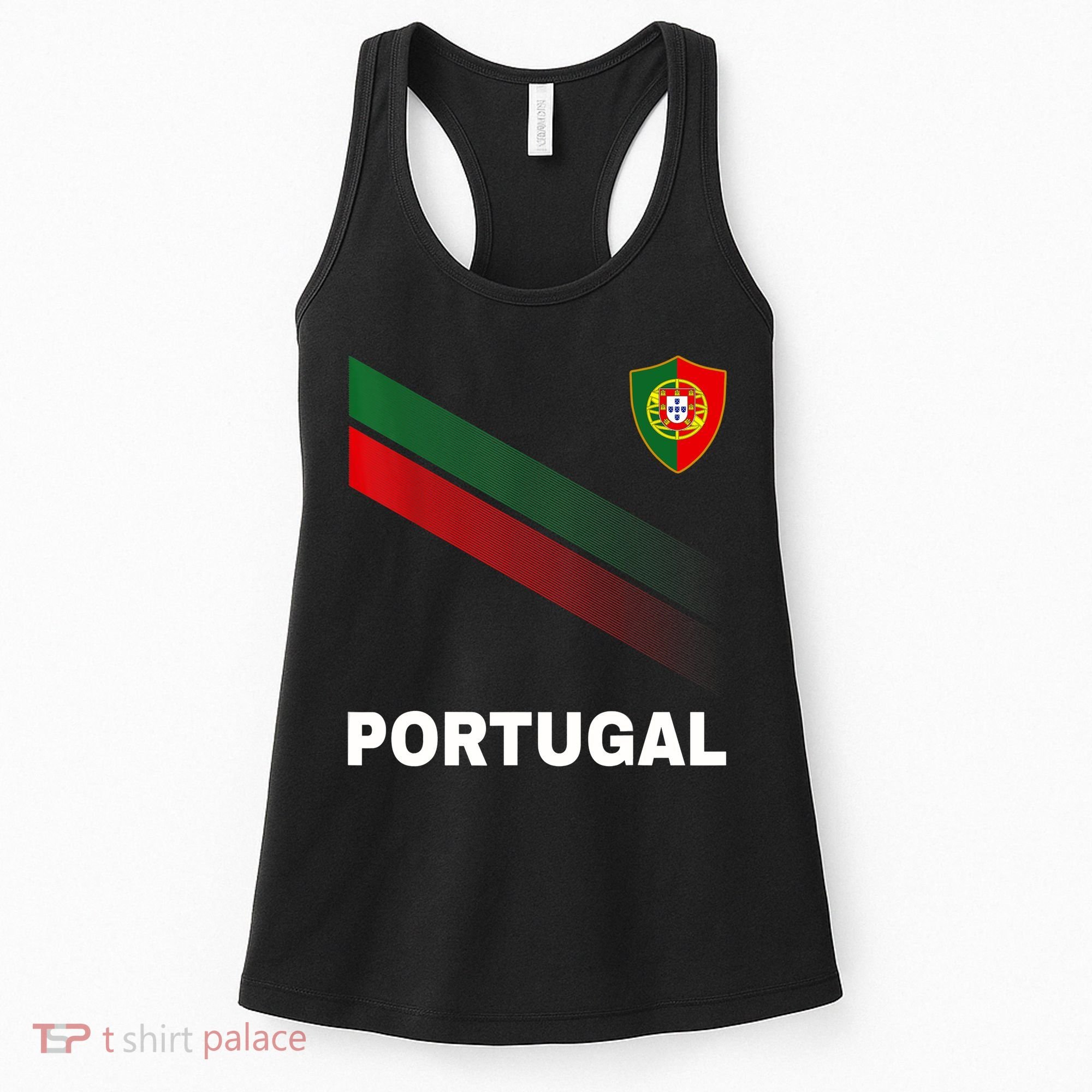 Soccer Portugal Flag For Soccer Lover Women's Tank Top