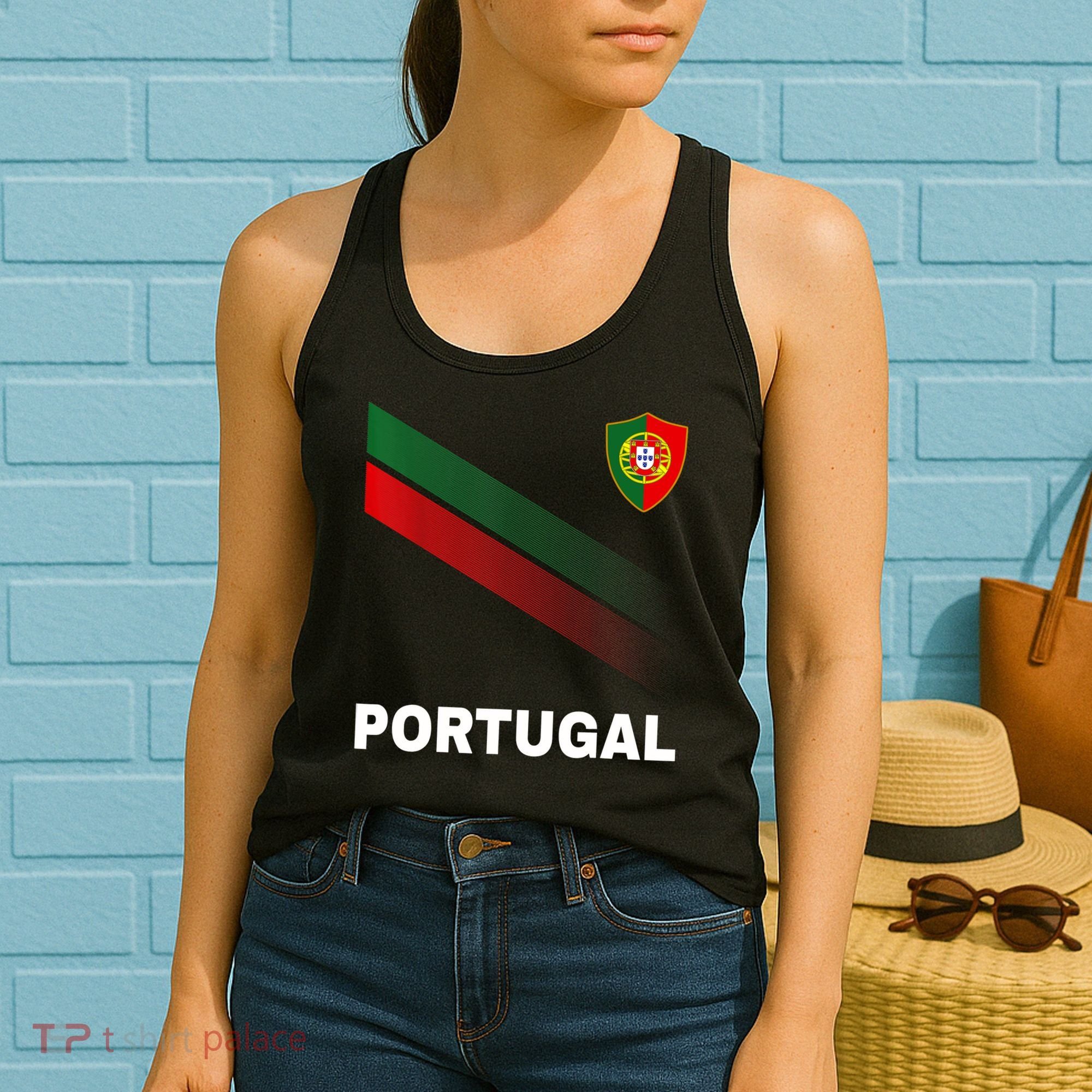 Soccer Portugal Flag For Soccer Lover Women's Tank Top