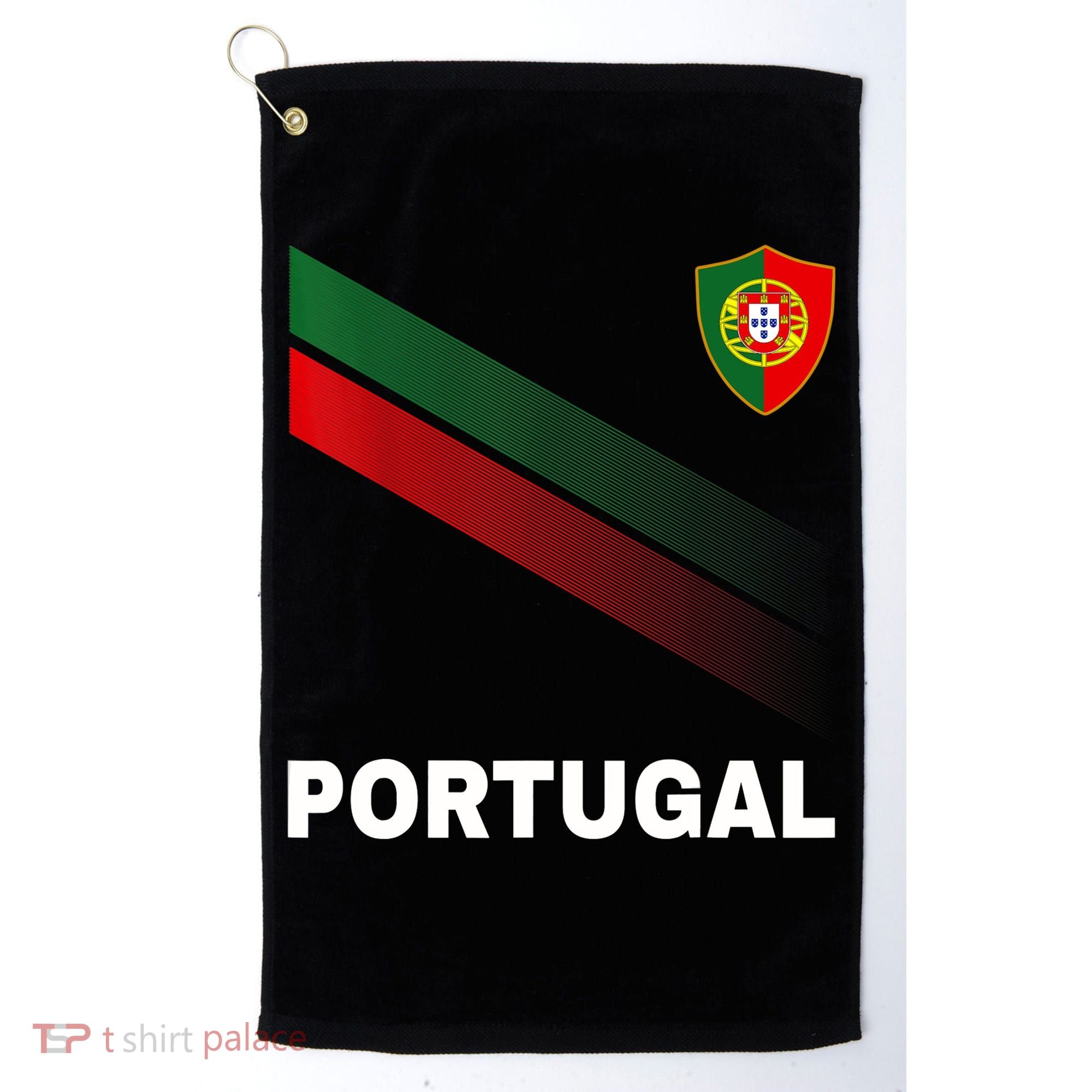Soccer Portugal Flag For Soccer Lover Golf Towel