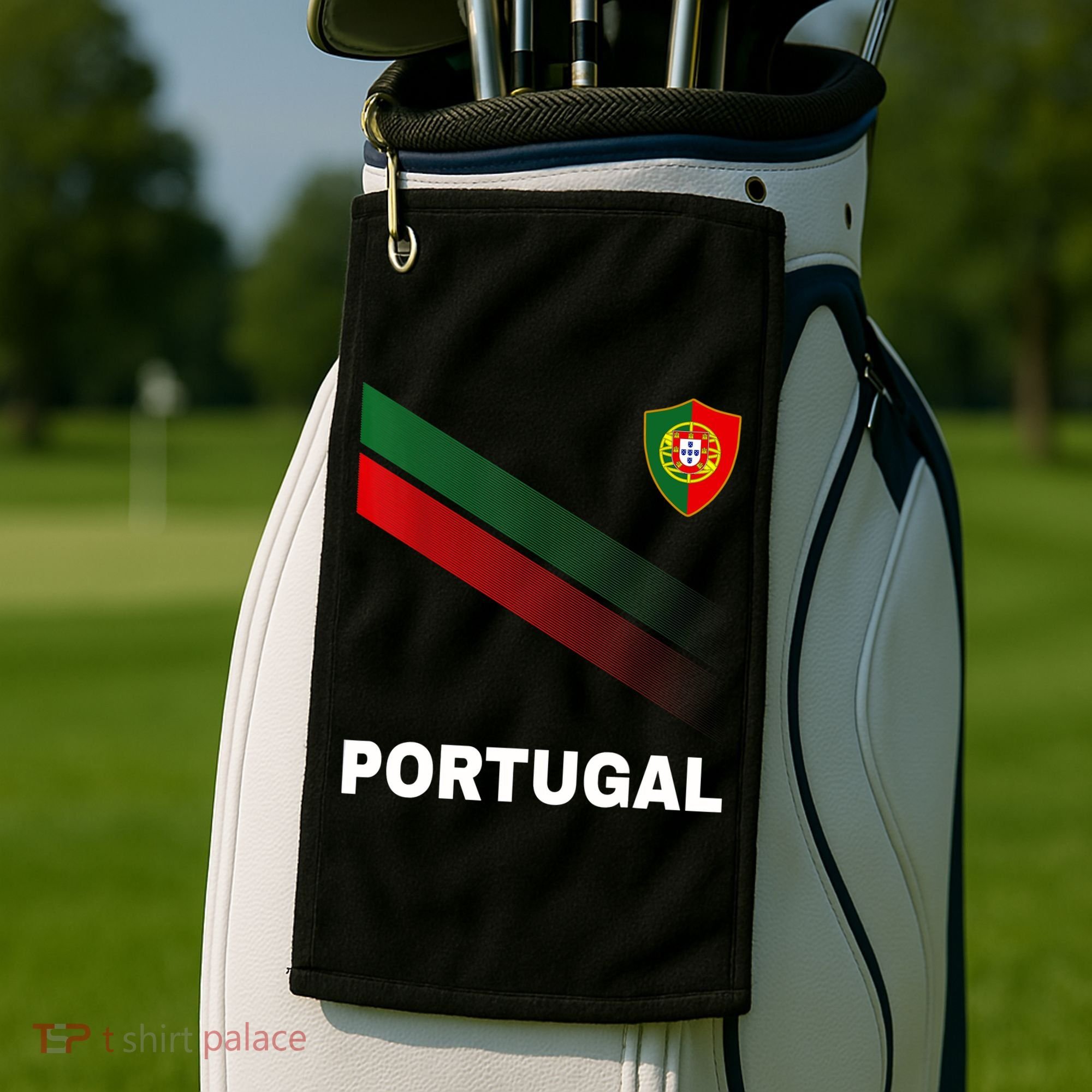Soccer Portugal Flag For Soccer Lover Golf Towel