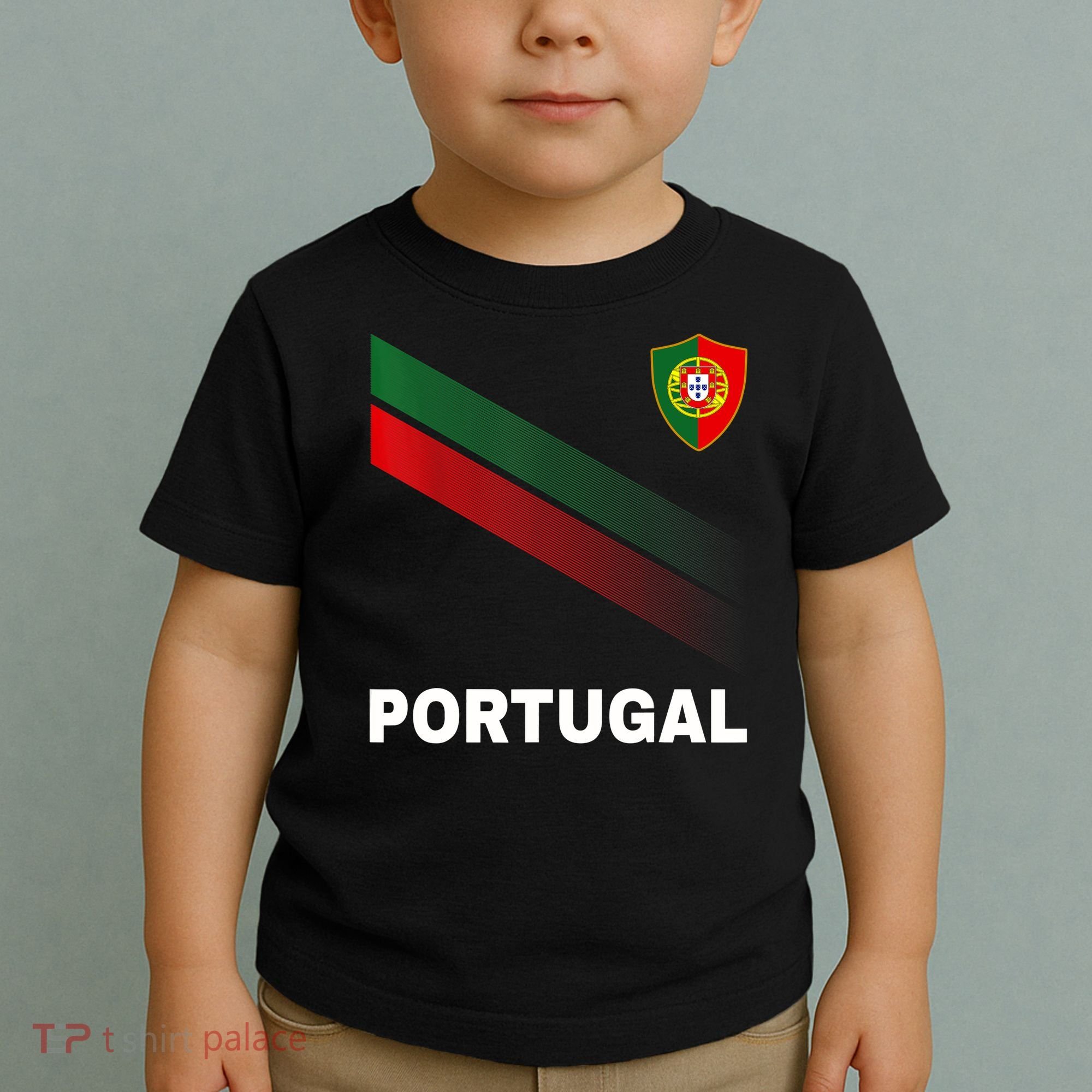 Soccer Portugal Flag For Soccer Lover Toddler T-Shirt