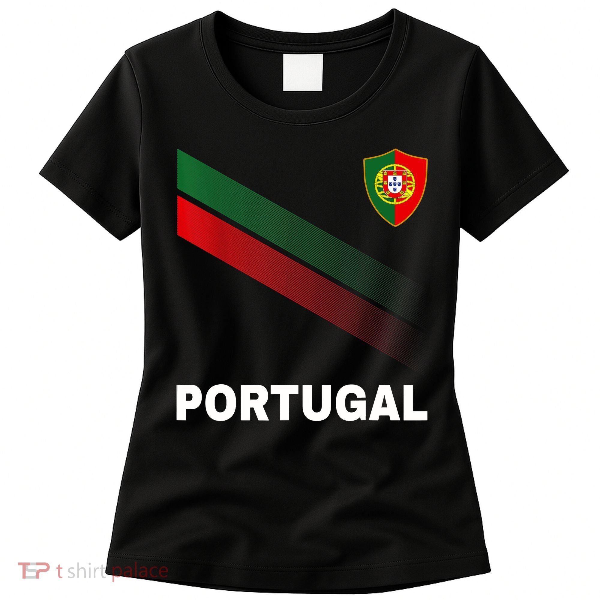 Soccer Portugal Flag For Soccer Lover Women's T-Shirt