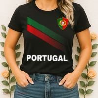 Soccer Portugal Flag For Soccer Lover Women's T-Shirt thumb 2