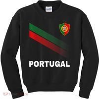 Soccer Portugal Flag For Soccer Lover Kids Sweatshirt thumb 0